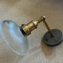 Industville brass/glass wall light Image 3