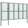 Garden Gate Steel 150x395 cm Green Image 2