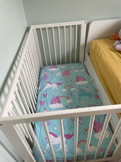 ikea gulliver cot bed & baby elegance mattress