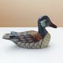 Wooden hand painted duck  height 12cm Image 3