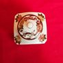 Mason's Ironstone  , Brown Velvet Square Lidded Canister , Ginger Jar    Vintage Image 3