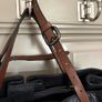 Genuine leather black and dark brown shoulder bag by Karen Millen Image 8