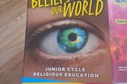 Junior Cycle School Books Bundle - 5 Core Textbooks (Maths, Irish, Geography, RE, Home Ec)