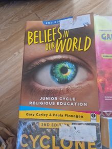 Junior Cycle School Books Bundle - 5 Core Textbooks (Maths, Irish, Geography, RE, Home Ec)