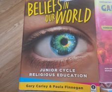 Junior Cycle School Books Bundle - 5 Core Textbooks (Maths, Irish, Geography, RE, Home Ec)