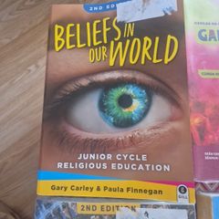 Junior Cycle School Books Bundle - 5 Core Textbooks (Maths, Irish, Geography, RE, Home Ec)