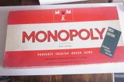 Vintage Monopoly Irish Edition Gameboard