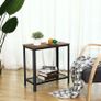New Industrial Side, End, Bedside Table With Mesh Shelf -FREE P&P Image 4
