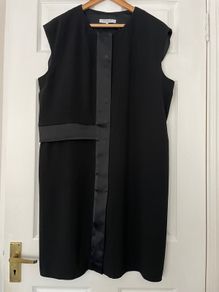 Gerard Darel Black Sleeveless Dress Size 46  UK 18