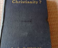 1959. What is Christianity. W. Moran. Vintage. Bible. Religion.