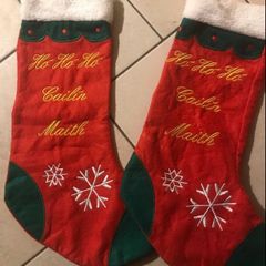 christmas stockings - Ho Ho Ho Cailin Maith