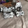 Two WowWee Mega Byte Hound Droid Remote Control Robot Dogs 1999 with Remotes Image 3