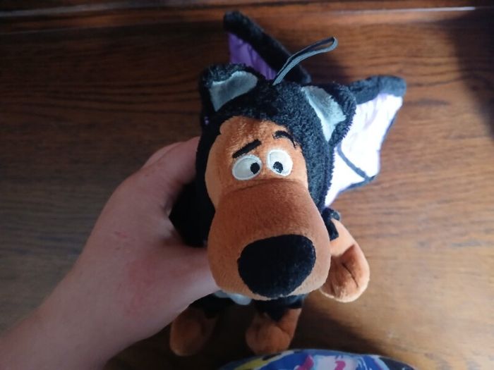 Vintage Warner Bros Studio Store Exclusive Halloween Scooby Doo as Bat Beanie Soft Toy