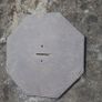 antique slate sundial, missing gnomon, signed and dated 1853 , Mr M. Boyle. Image 2