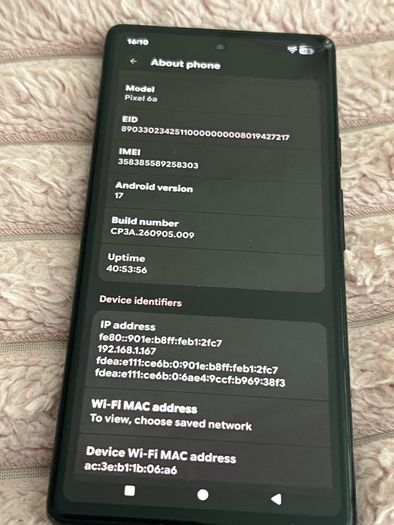 Google Pixel 6a unlocked 128gb