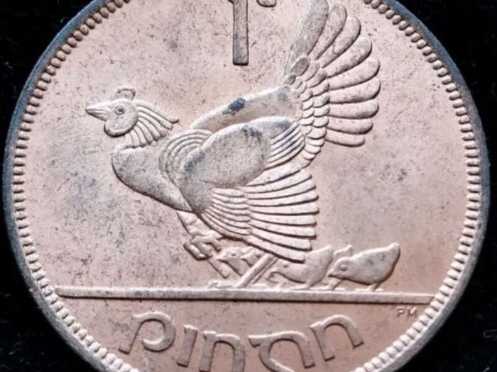 [#199] - Ireland 1965 | Irish 1d | One Penny | KM.11