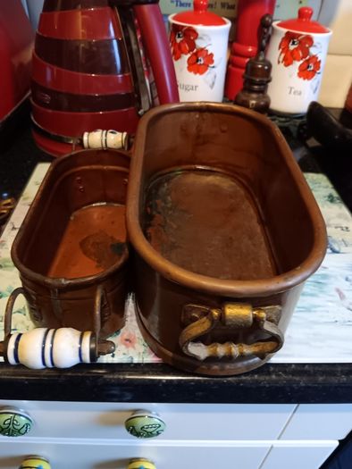 Vintage copper and brass