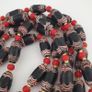 Antique Venetian Style Feather Desgin & Venetian WhiteHeart Glass Beads Necklace Image 9