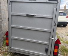 FOR SALE- Twin axel enclosed box trailer