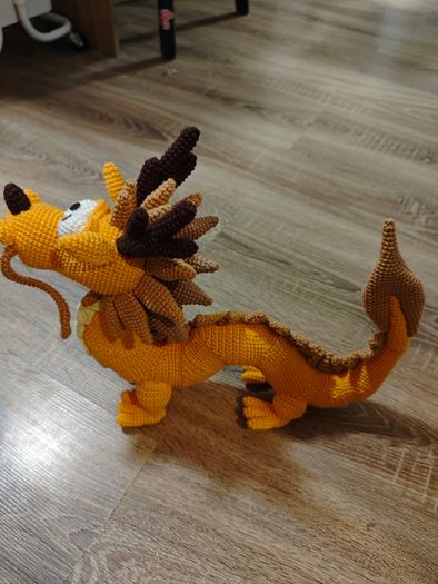 Hand-Crocheted Chinese Loong