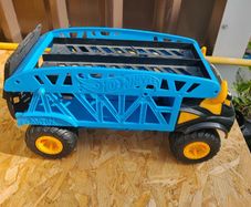 hot wheels monster truck transporter