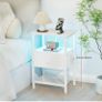 Set of 2 Bedside Table with Charging Station Image 9