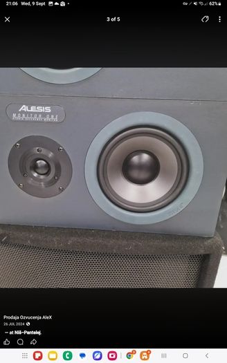 Alesis Studio Reference monitor one 200w Speakers