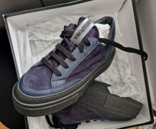 Andia Fora bnib Izar navy suede/leather platform trainers size 39