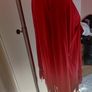 Kate+Pippa red suede imitation fringe light jacket blazer size UK12/14 EU40/42 Postage included Image 6