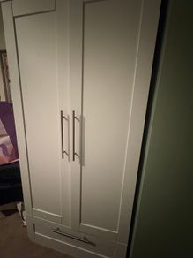 Mamas and Papas nursery set - cot and wardrobe