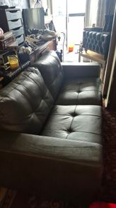 leather sofa