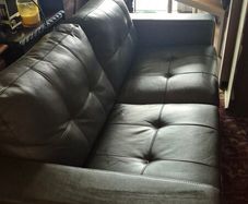 leather sofa