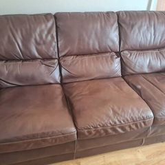 Leather suite