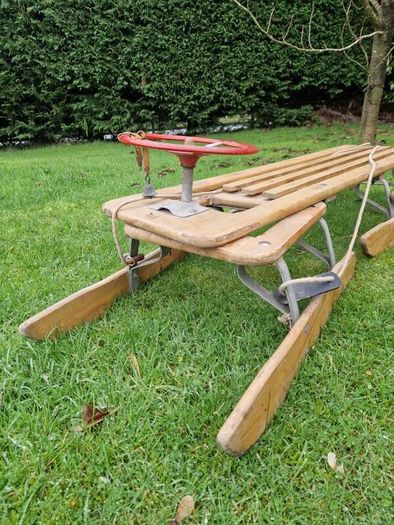 Wooden sled