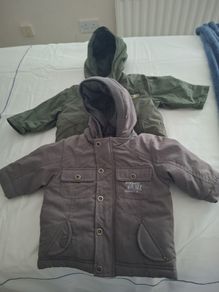 Two Baby Jackets 6 Mths