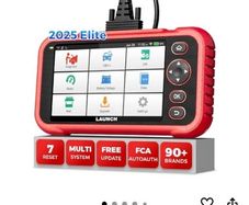 LAUNCH CRP123x OBD2 Scanner, Oil/EPB/SAS/TPMS/BMS/Throttle/DPF Reset,Injector Coding, ABS SRS Transmission Engine Code Reader, Lifetime Free Update, Auto VIN