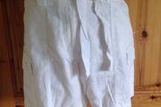 Size 10 White Linen Shorts