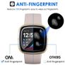 Screen Protector for Fitbit Versa 3 & Sense 3D Curved Edge Full Coverage Soft Protective Film for Fitbit Versa 3 (Not Glass) Image 4