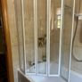 bath, panel, bifold glass screen Image 3