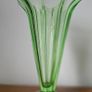Vintage  uranium glass vase Image 7