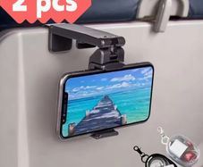 2pcs Set, Includes an Airplane Phone Holder and a Storage Pouch,