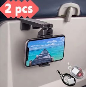 2pcs Set, Includes an Airplane Phone Holder and a Storage Pouch,