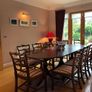 Solid Mahogany Twin Pedestal Dining Table and Chairs Image 4