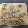 Deer Fawn Embossed Biscuit Tin Vintage Antique Collectable Retro Lidded Image 6