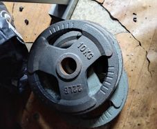 weight 4x 10kg Olympic plates like new