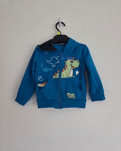2years, Mileby Dinosaur Zip-Up Hoodie - Like New Condition