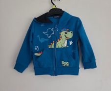 2years, Mileby Dinosaur Zip-Up Hoodie - Like New Condition