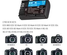 Lp-e6 Lpe6 Lp-e6n Battery For Canon Eos 5d Mark Iv 5d2 5ds R Mark Ii 2 Iii 3 6d 60d 60da 7d 7d2 7dii 70d
