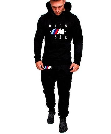 BMW M sports m power Shifter Fit Hoodie Men Sports Set bmw Hoodie and trousers bmw tracksuit set