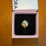 Pandora Sun and Moon Reversible Medallion Ring Sterling silver and 14k gold plating BRAND NEW Image 7